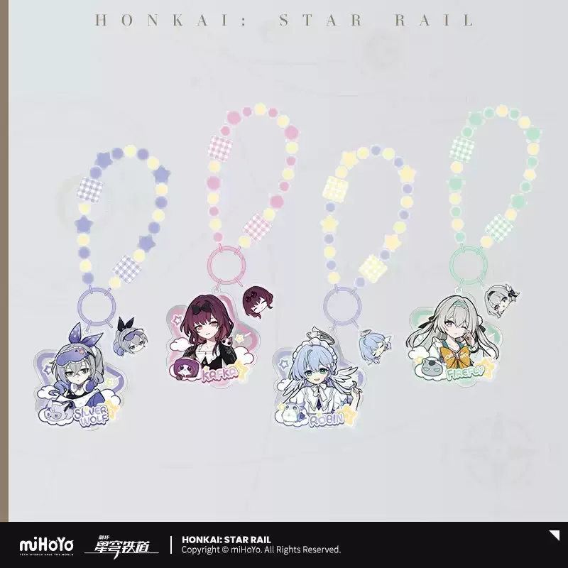 Pre-order Honkai Star Rail Girls Dormitory Series Q Version Acrylic Keychain