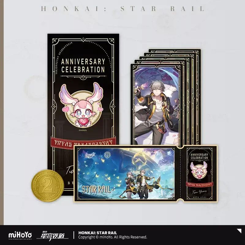 Pre-order Honkai Star Rail 2nd Anniversary Collectible Cards Full Set