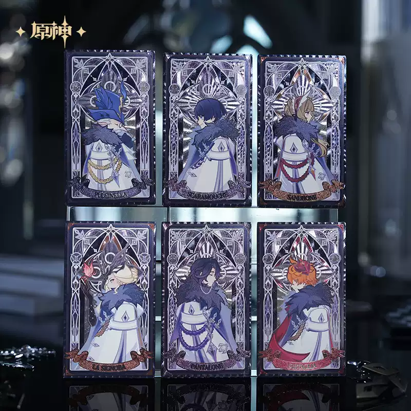 Pre-order Genshin Impact Frost and Flame Series Collectable Cards Blind Box