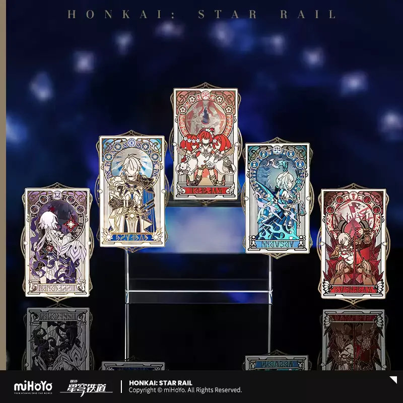 Pre-order Honkai Star Rail As I Wrote Series Metal Bookmarks