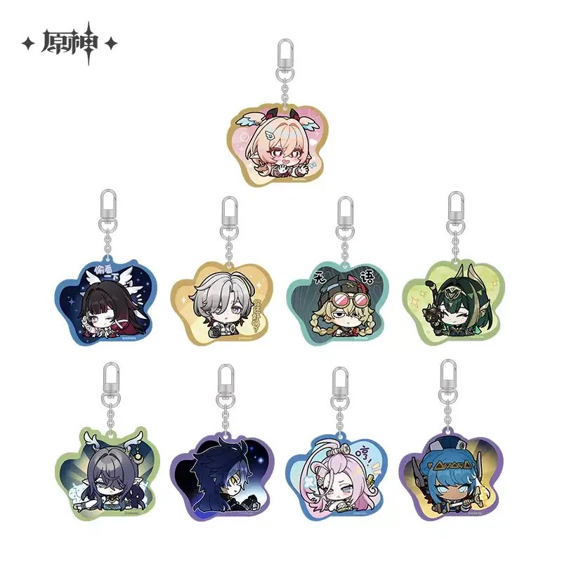 Pre-order Genshin Impact Q Version Emoji Nod-Krai Keychains