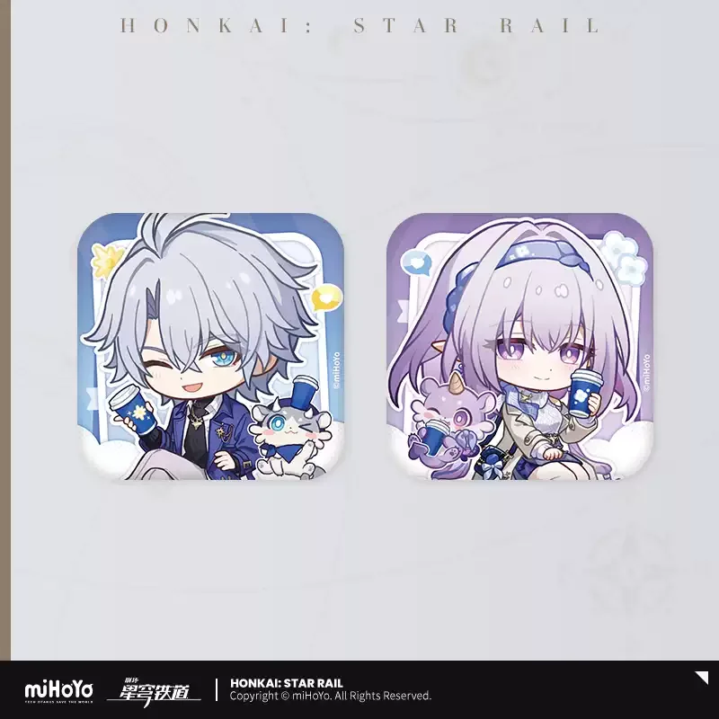 Pre-order Honkai Star Rail Travel by Train Series Q Version Badge