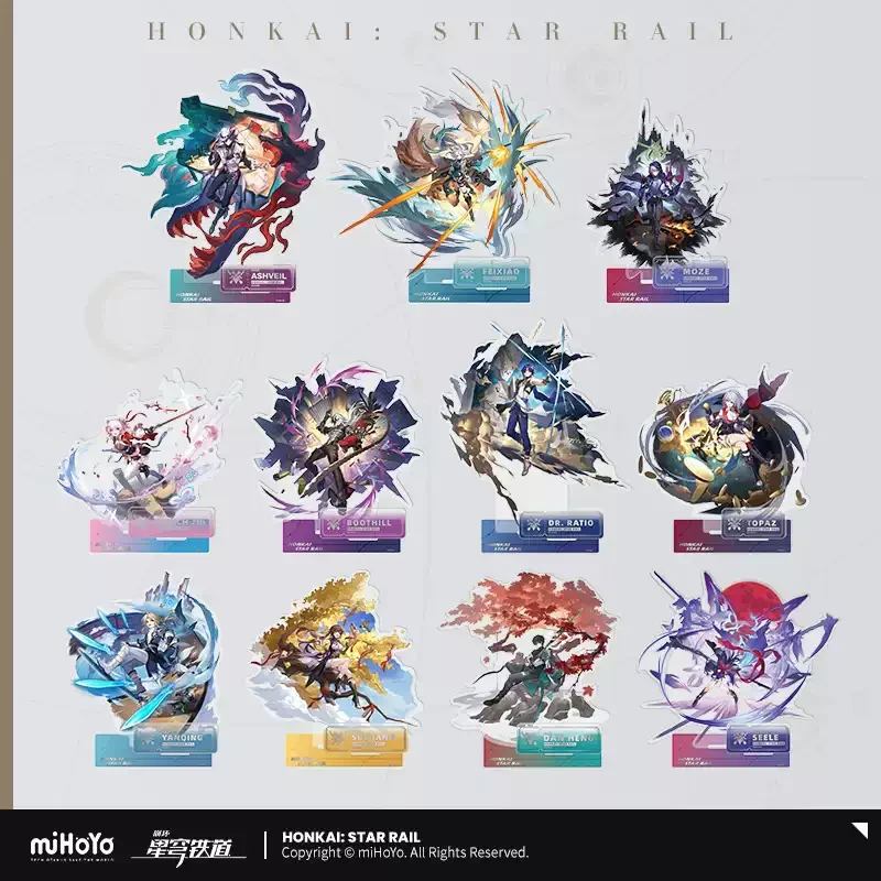 Pre-order Honkai Star Rail Acrylic Stands