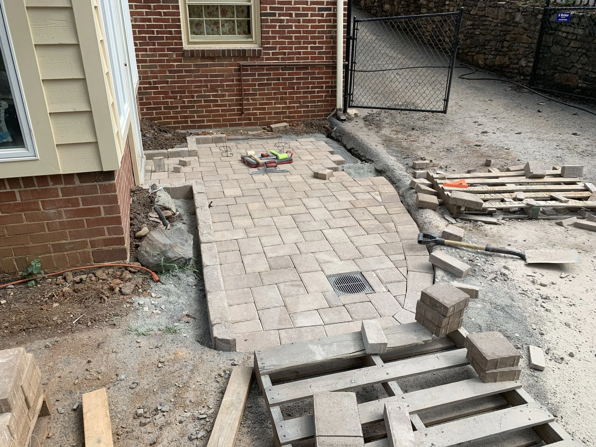 Drainage and Hardscaping
