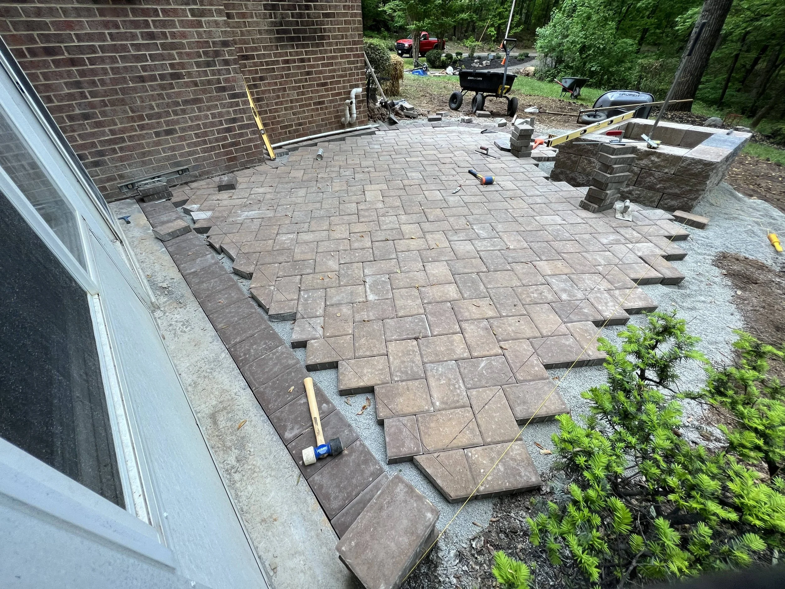 Hardscape Progress