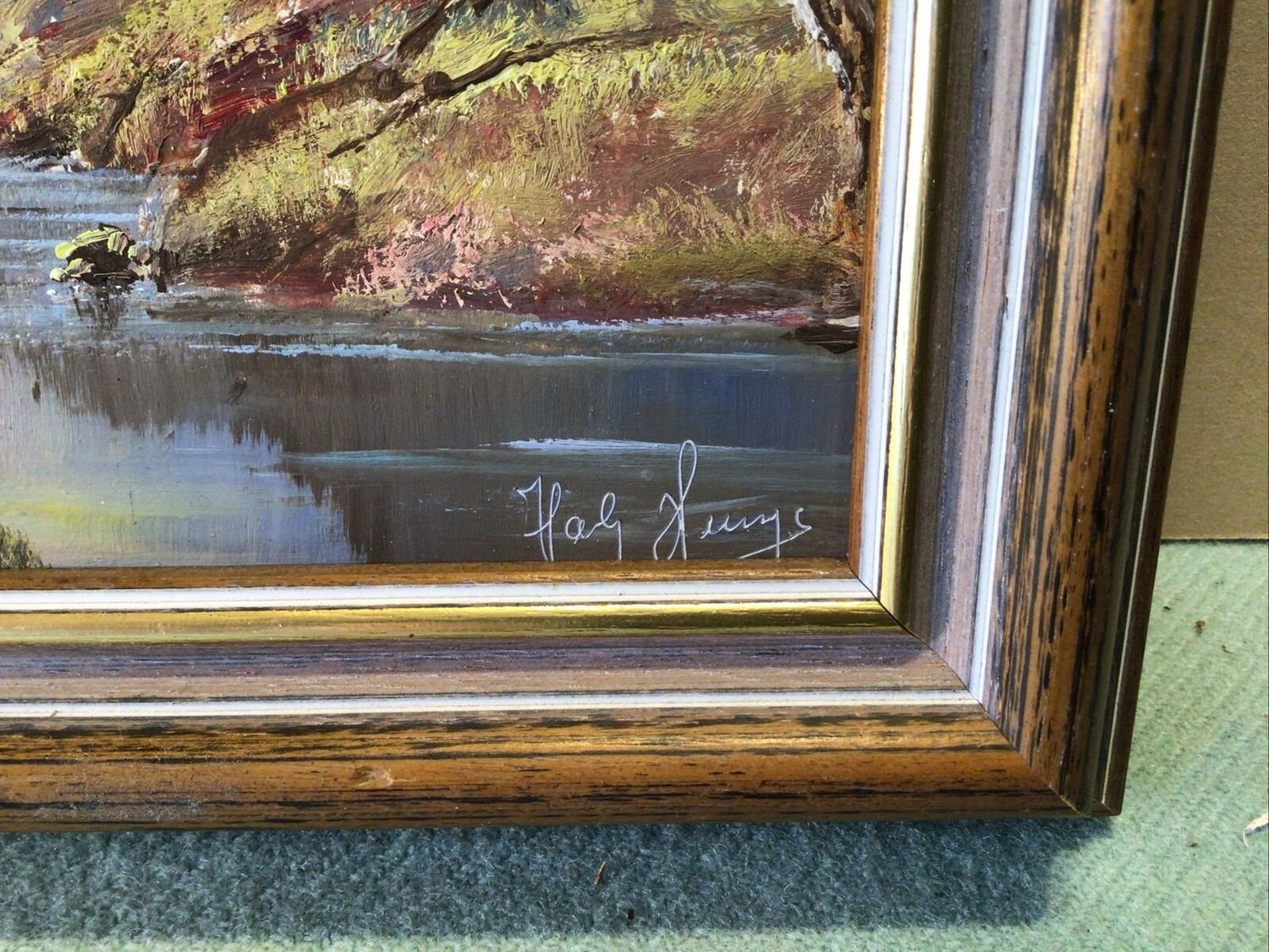 H.A.G Heerings Framed Landscape Oil Painting — Hatherley Fine Art