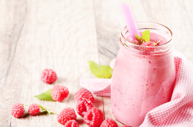 Raspberry Banana Smoothie