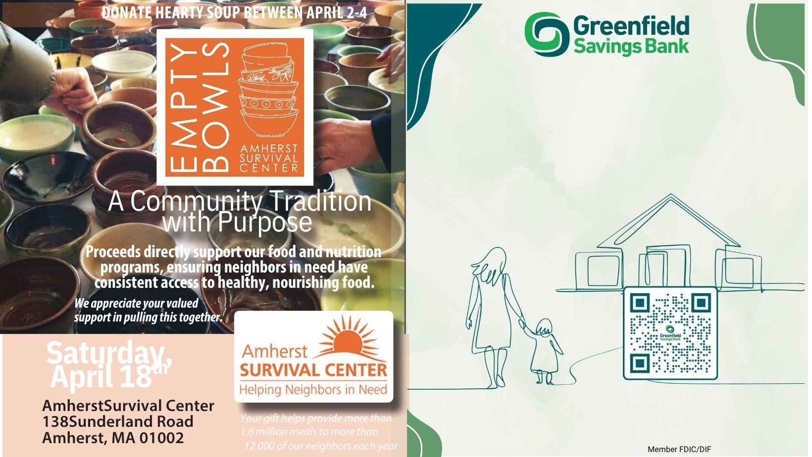 Amherst Survival Center Fills Bowls for 50 Years