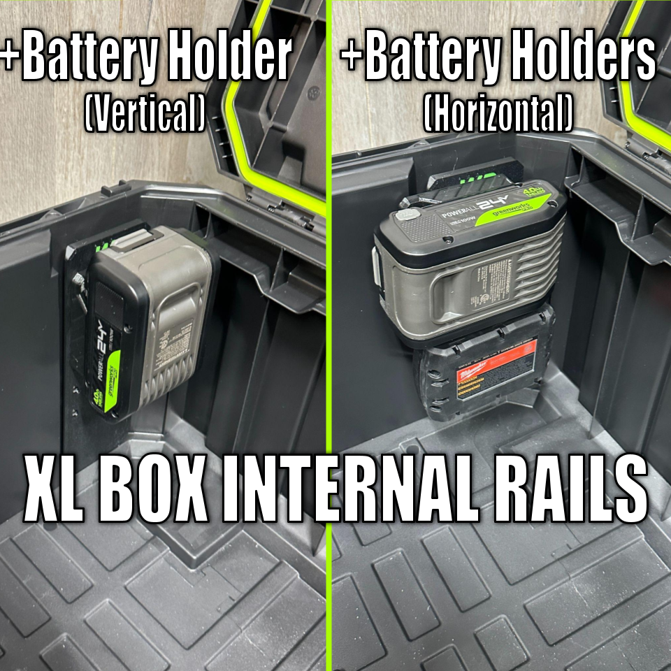 Greenworks PROPACK- XL Toolbox- Internal Rails