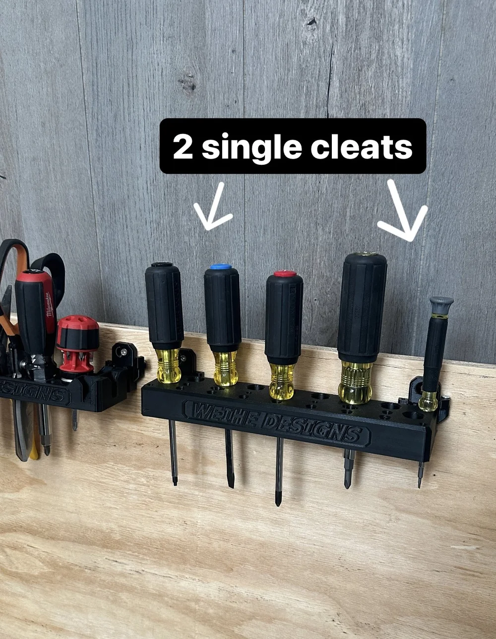 Handler/Weihe Wall Single Cleat Wall Mount — weihedesigns.com