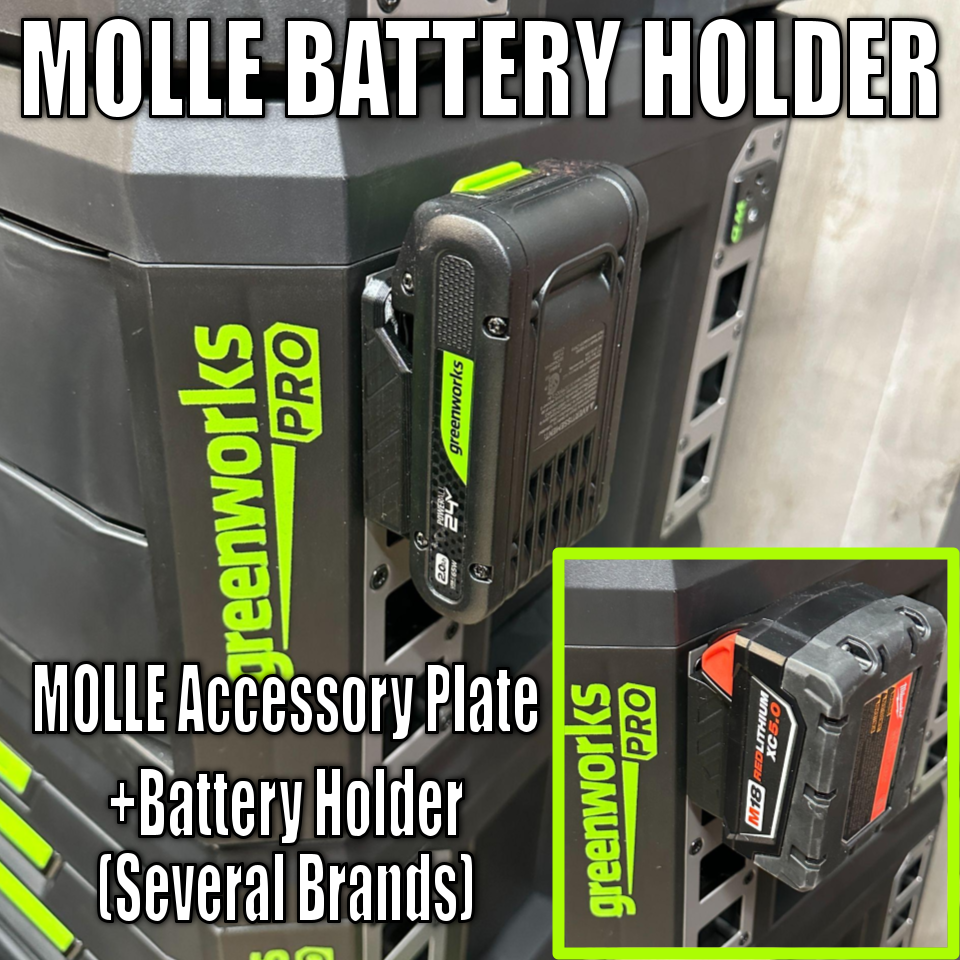 Greenworks PROPACK- MOLLE Battery Holders