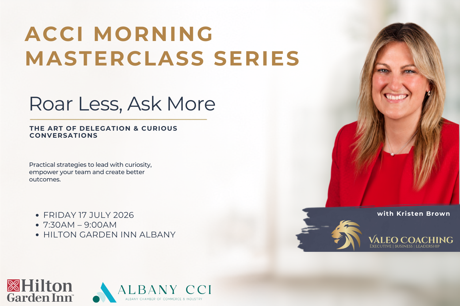 Morning Masterclass 