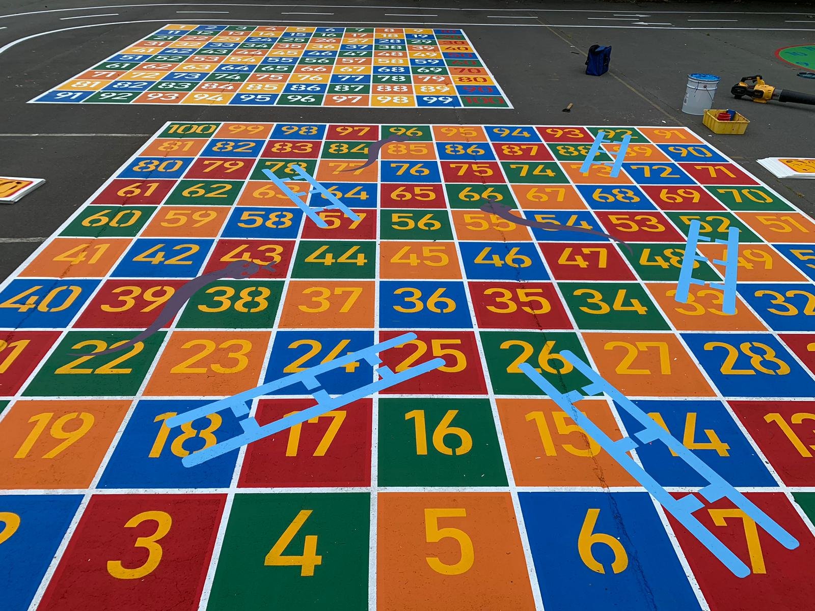 snakes and ladders school playground