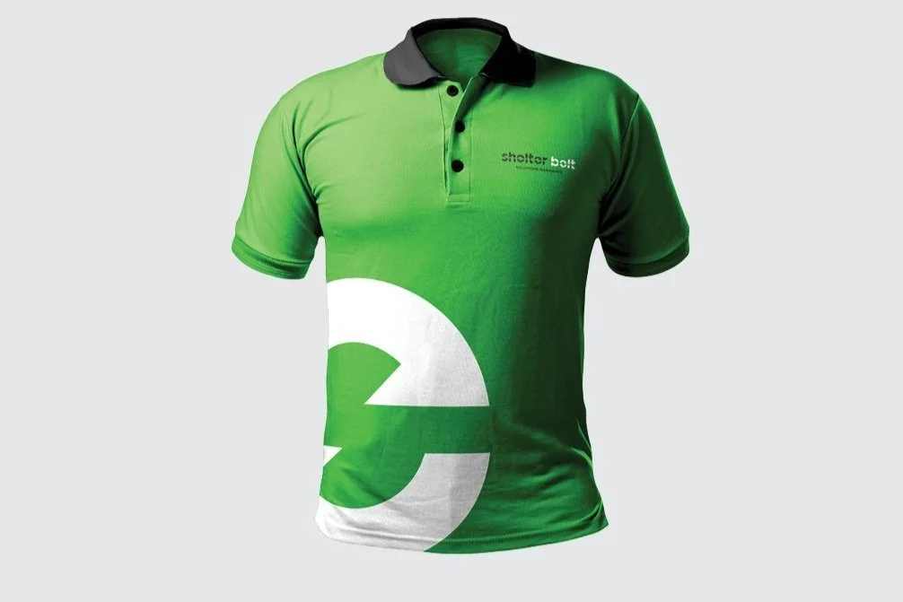 Custom branded polo designed by our Oregon based team of designers.