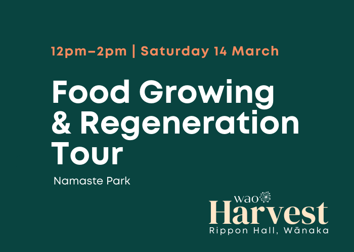 Food Growing &amp; Regeneration Tour at Namaste Park