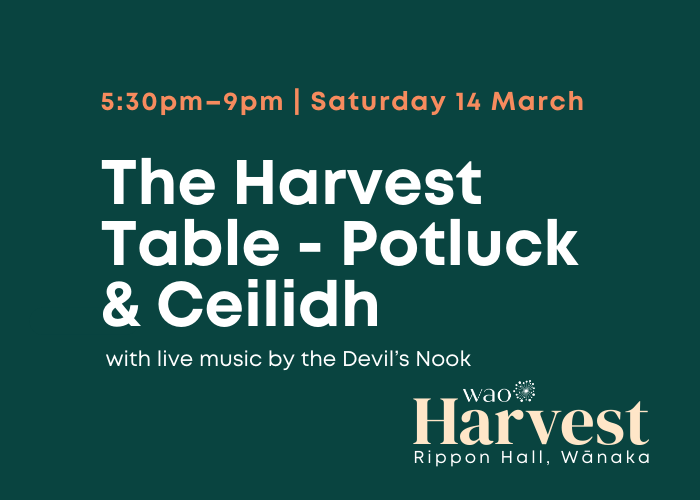 The Harvest Table: Potluck &amp; Ceilidh