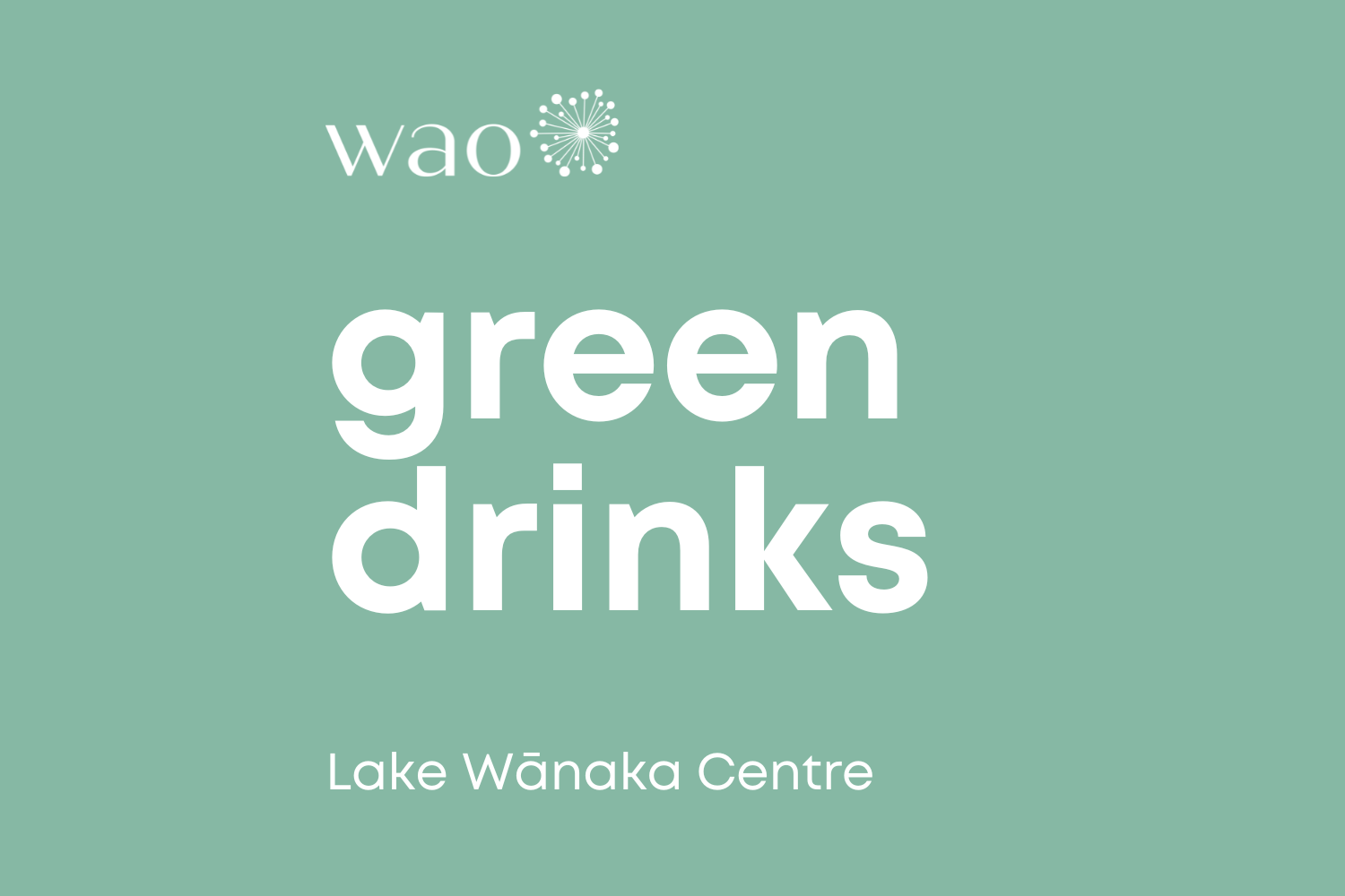Green Drinks: Resilience Response