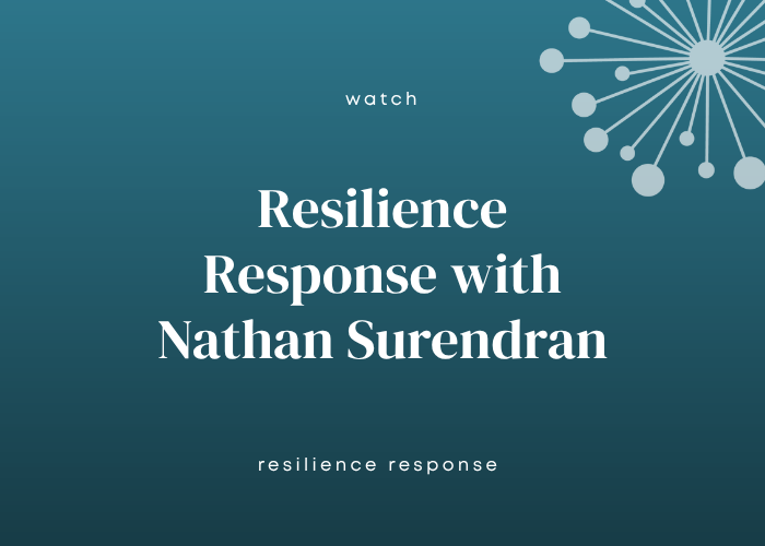 Wao Green Drinks Recorded Session: Resilience Response with Nathan Surendran