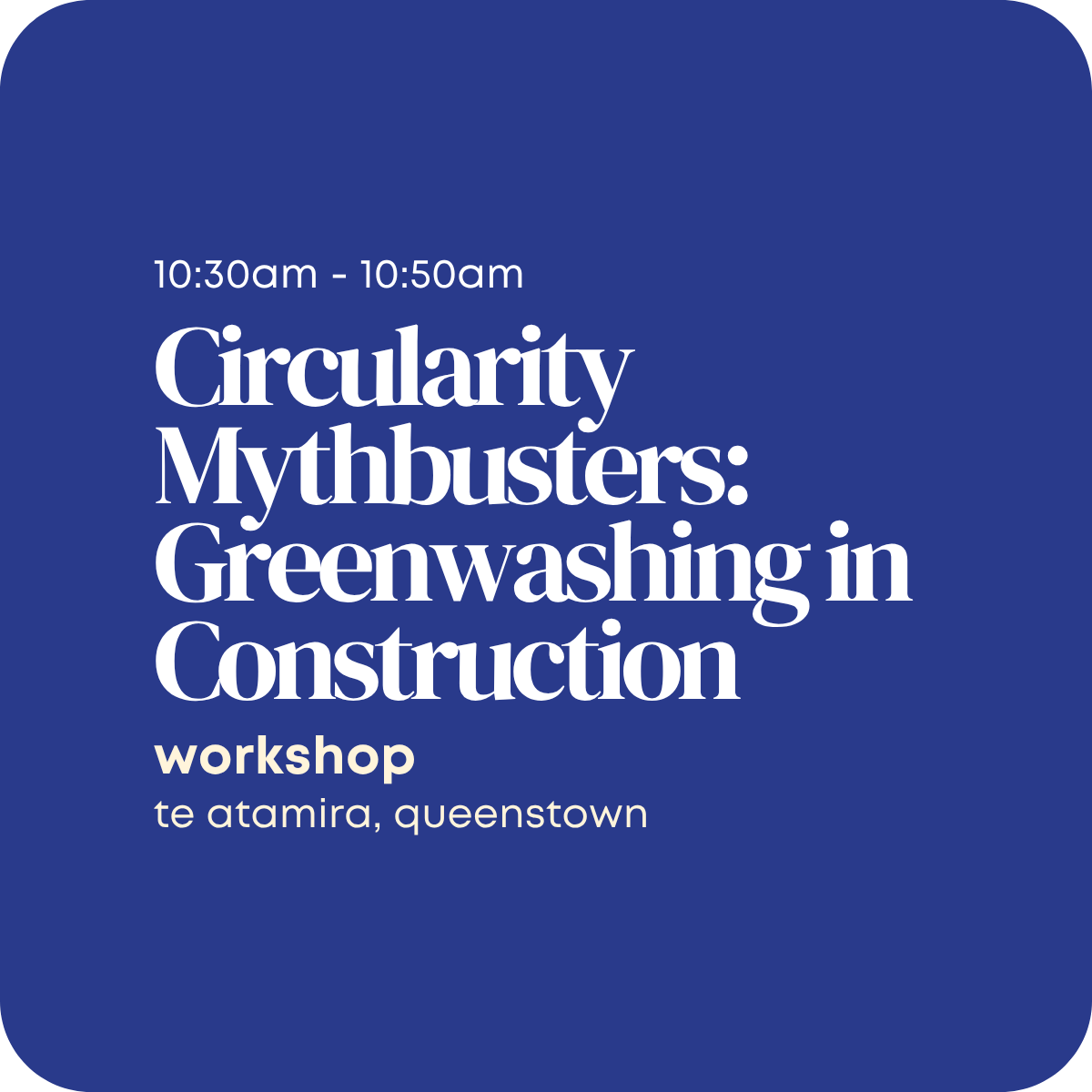 Circularity Mythbusters: Greenwashing in Construction
