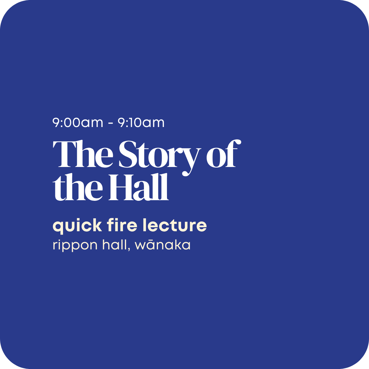 The Story of the Hall