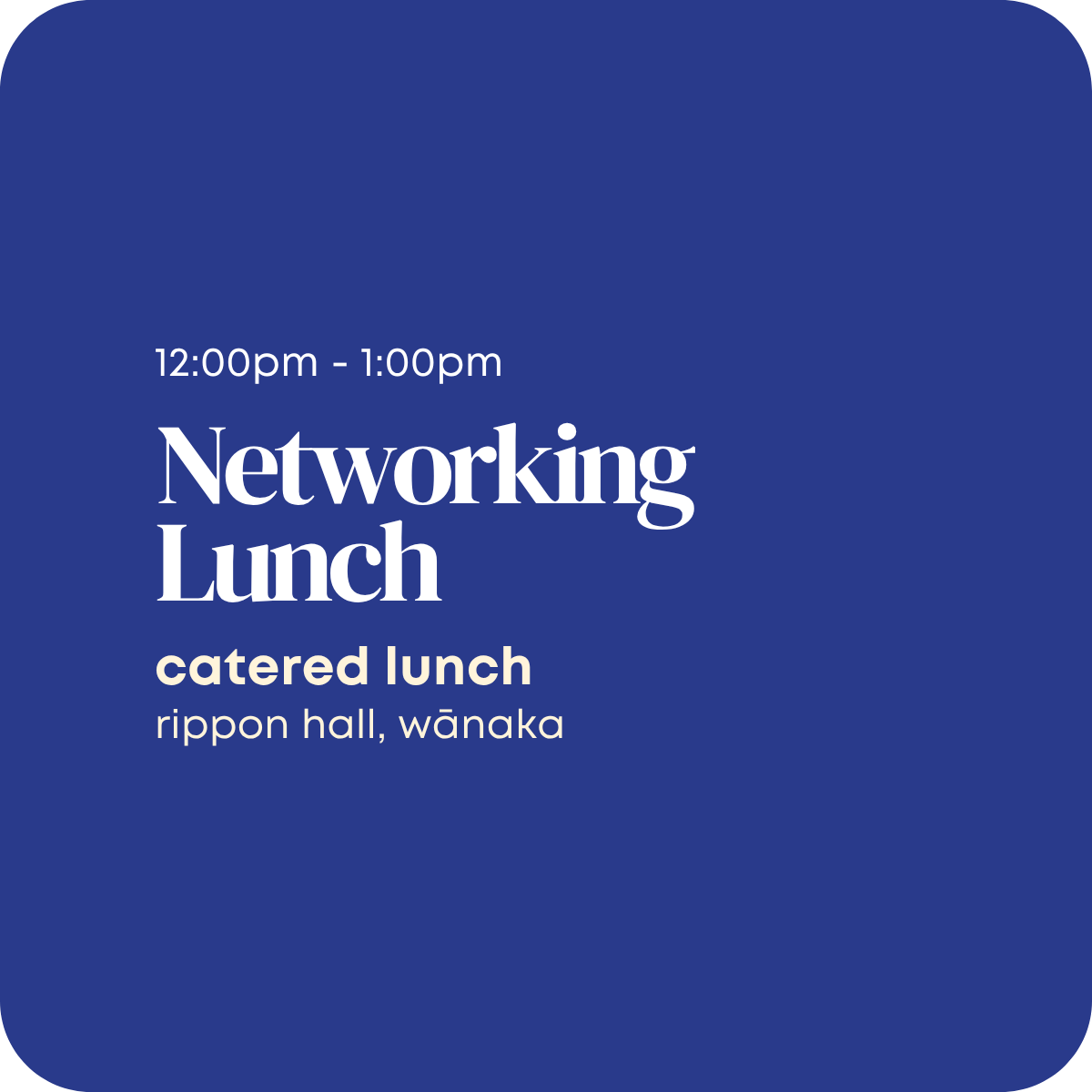 Better Building Networking Lunch