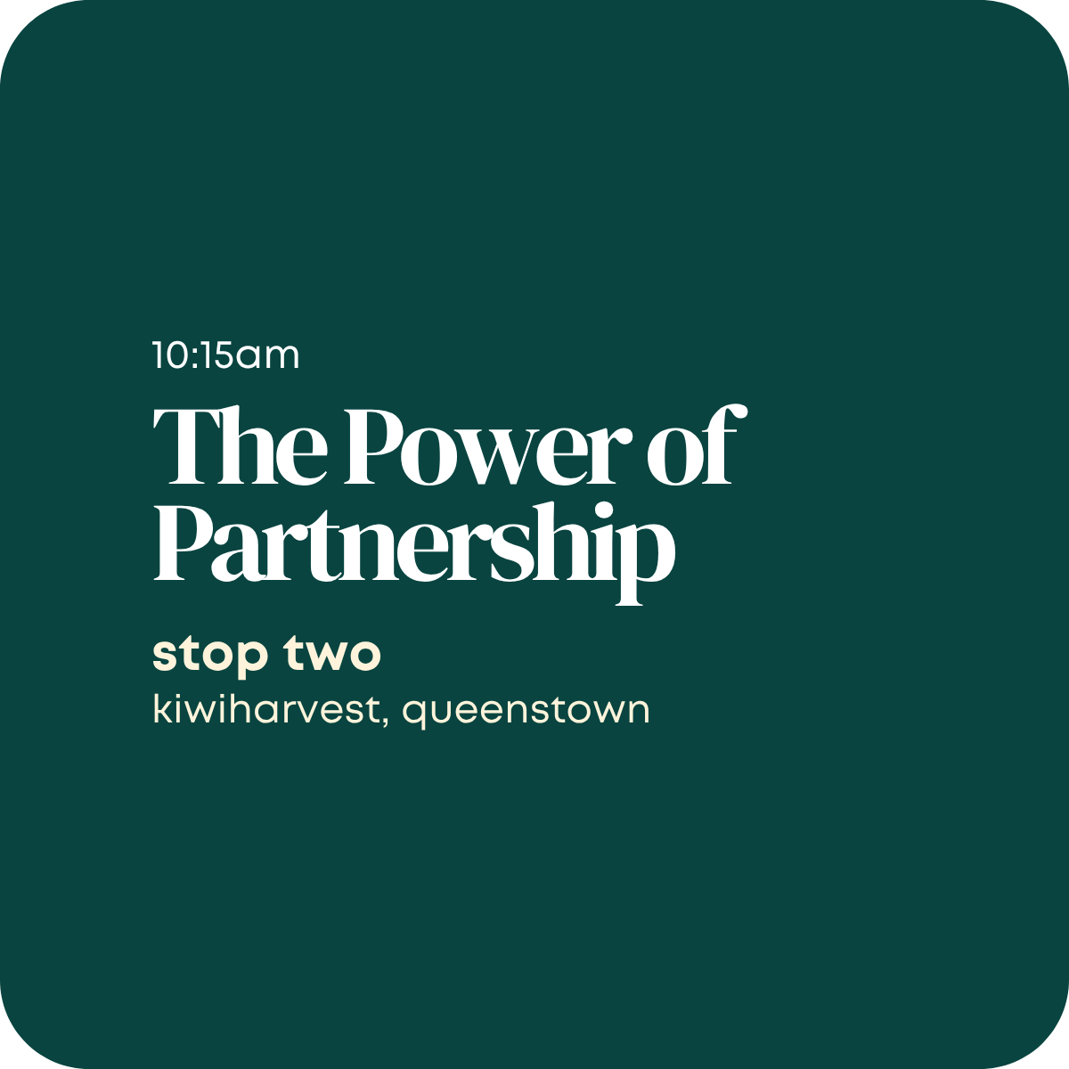 The Power of Partnership