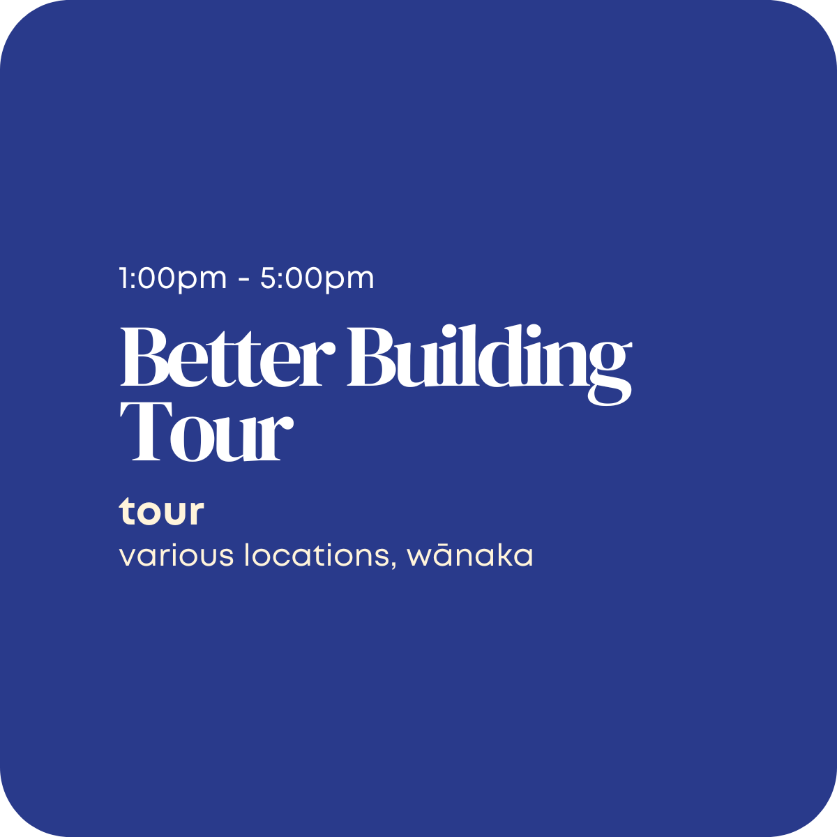 Better Building Tour