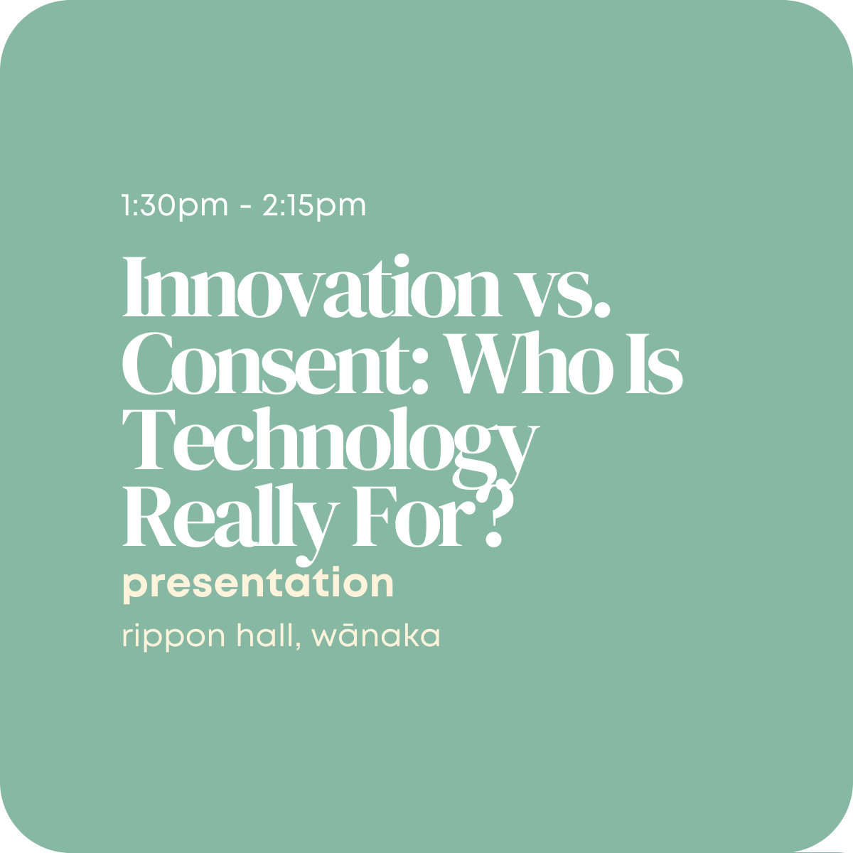 Innovation vs. Consent: Who Is Technology Really For?