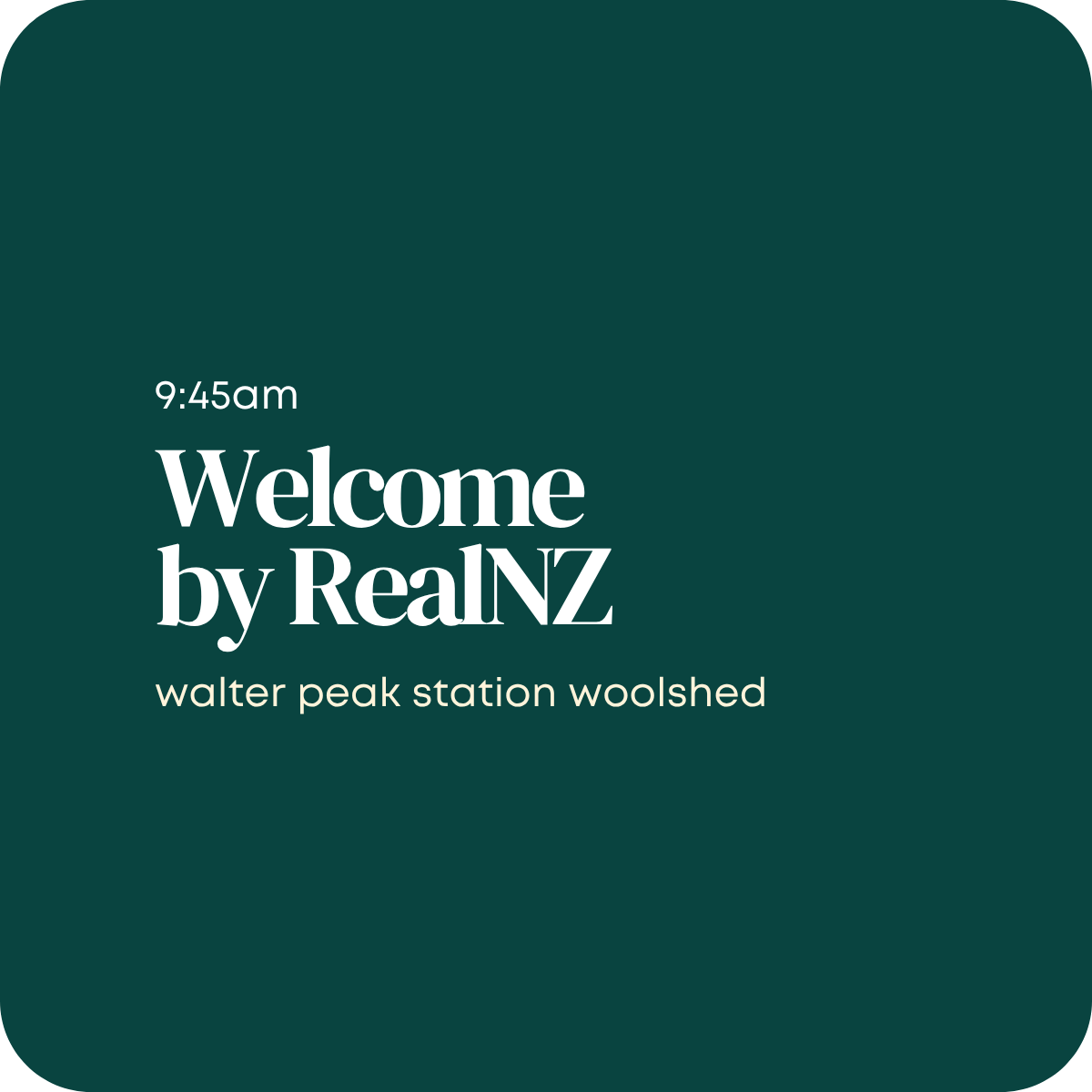 Welcome by RealNZ