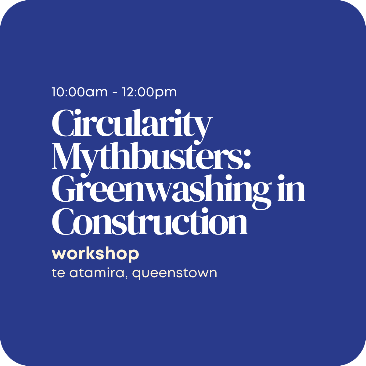 Circularity Mythbusters: Greenwashing in Construction