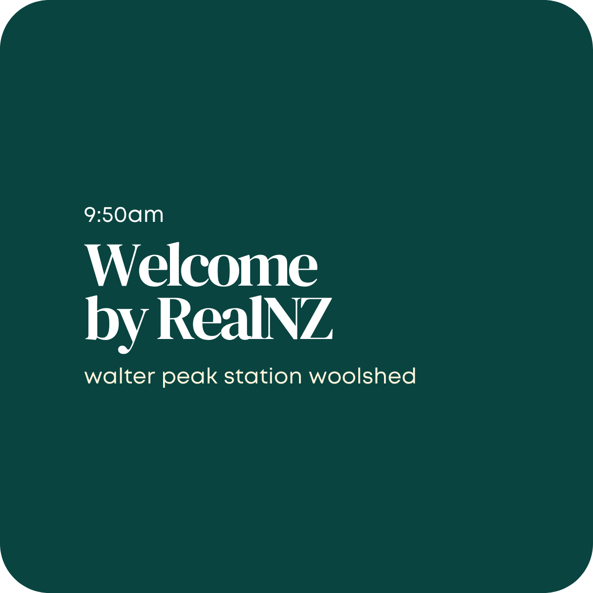 Welcome by RealNZ