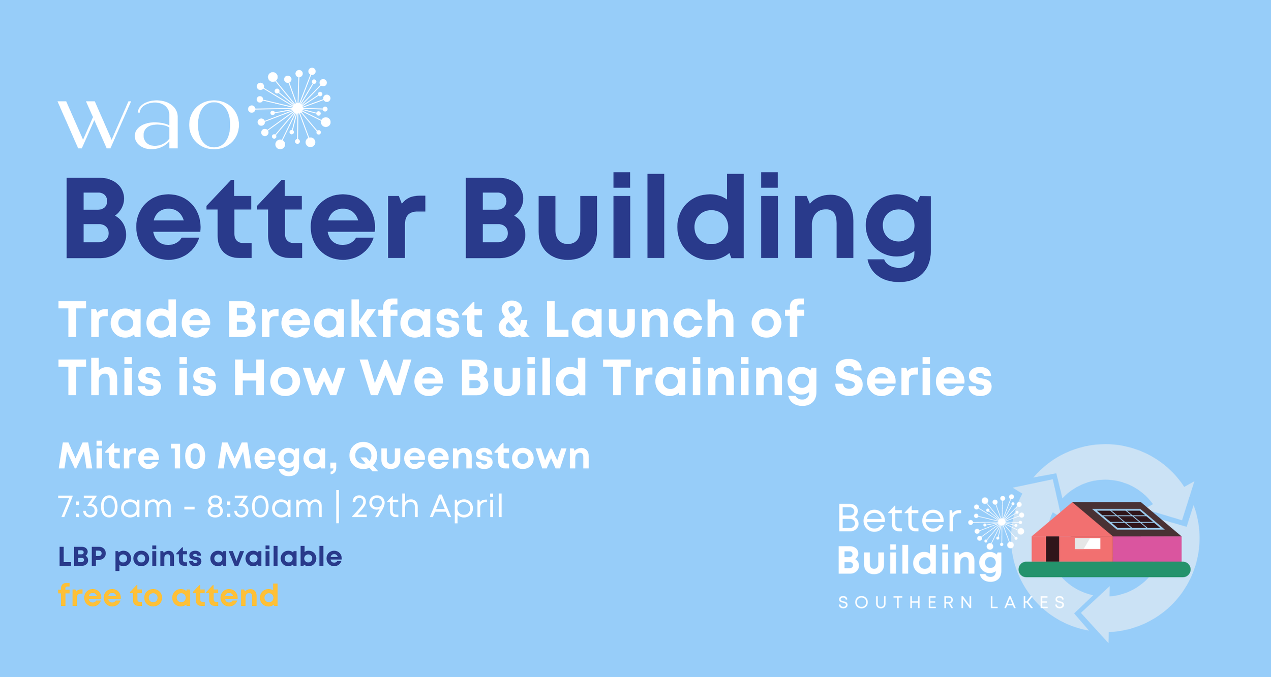 Better Building Brekkie: Training Series Launch — Wao