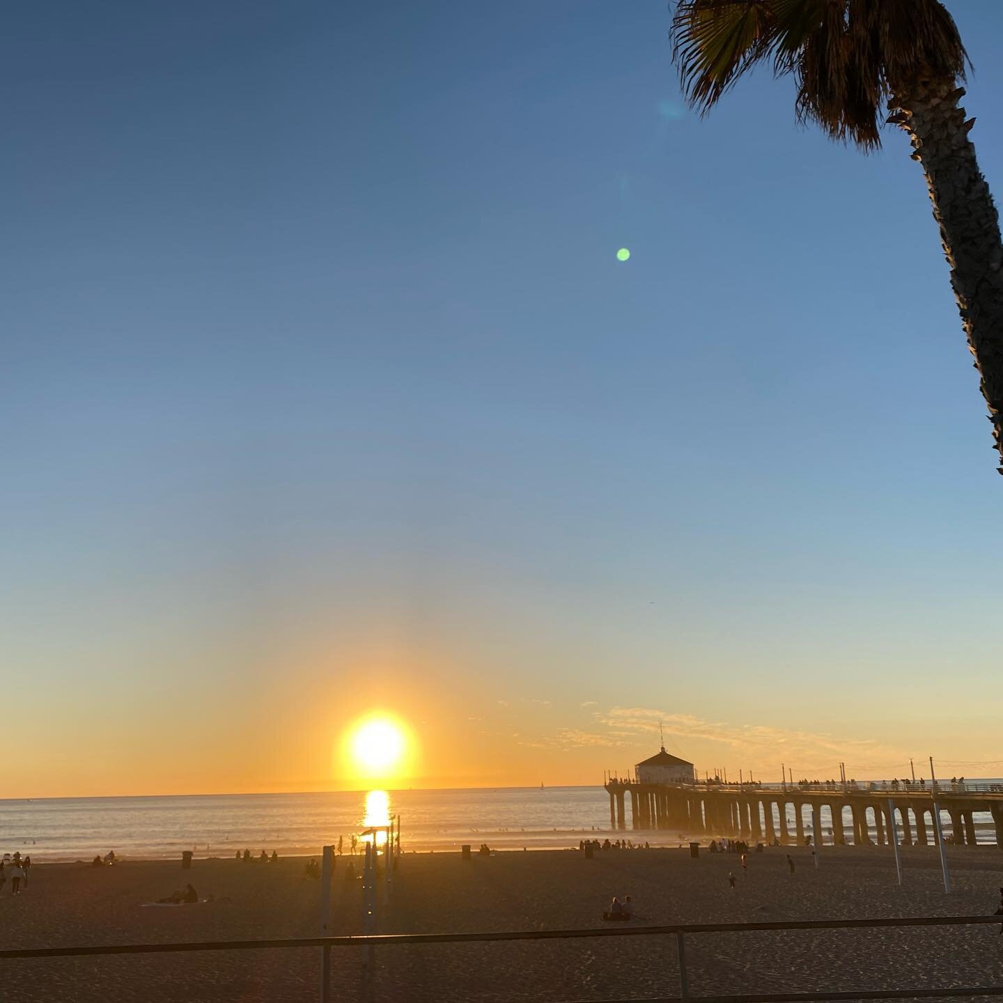 Manhattan beach sunset. Life is beautiful!