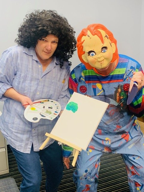“Sorry Chucky, I don’t paint people, only sceneries.”