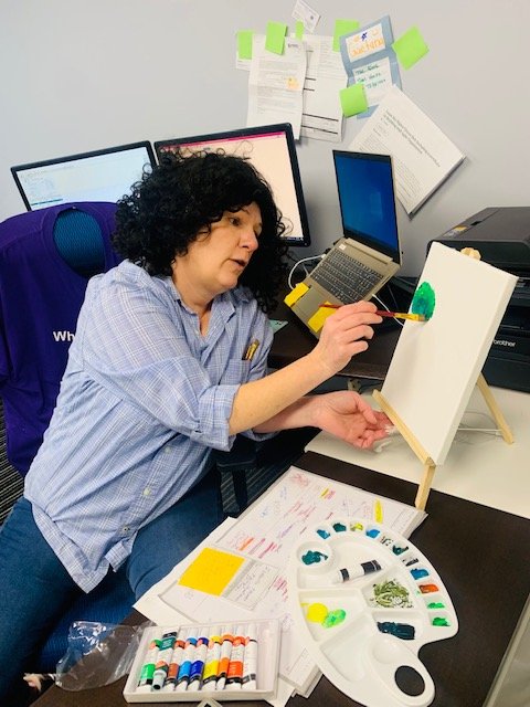 “There are no mistakes, just happy accidents.”