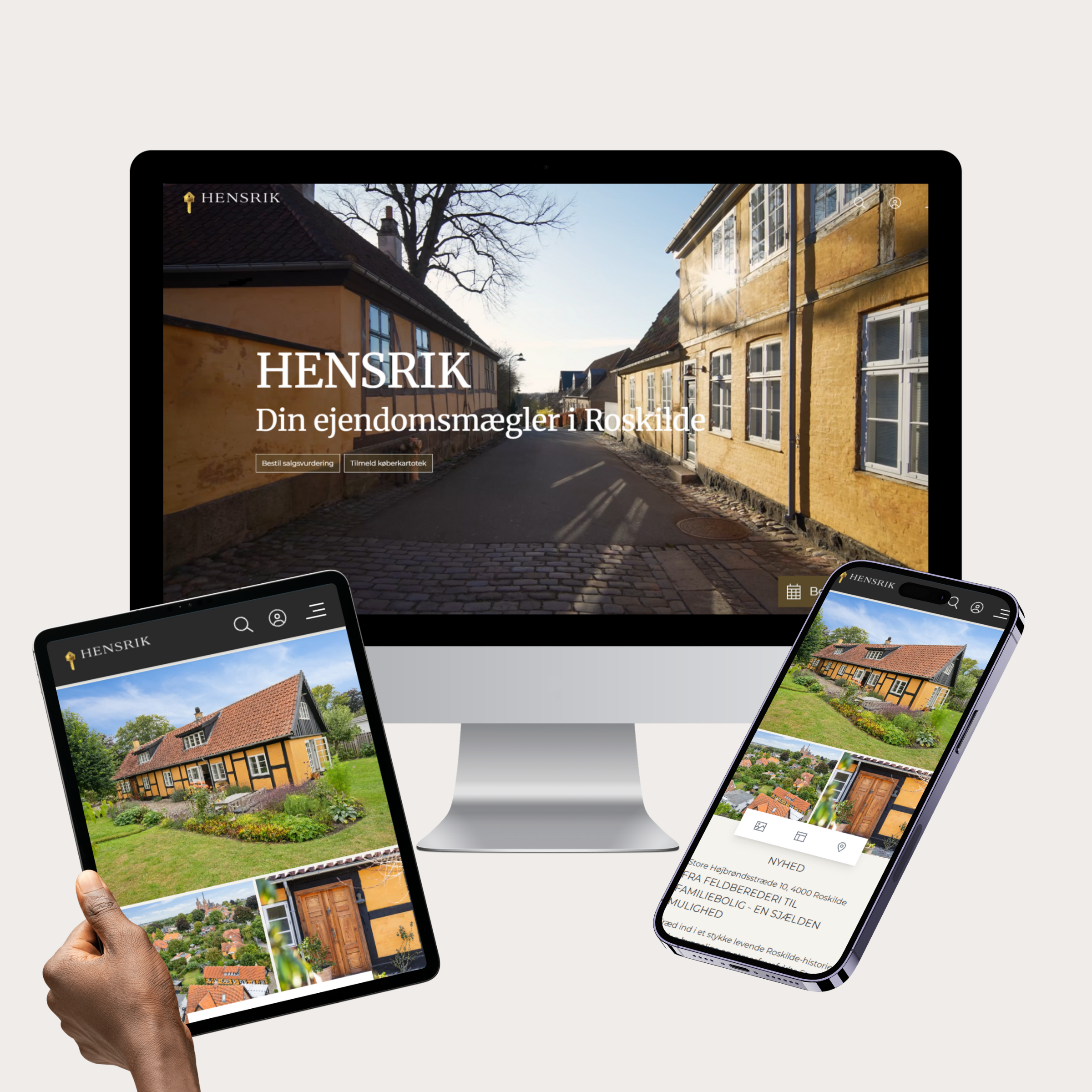 Hjælp til hjemmesider -C&B gør det nemt at oprette en hjemmeside til din mæglerforretning.