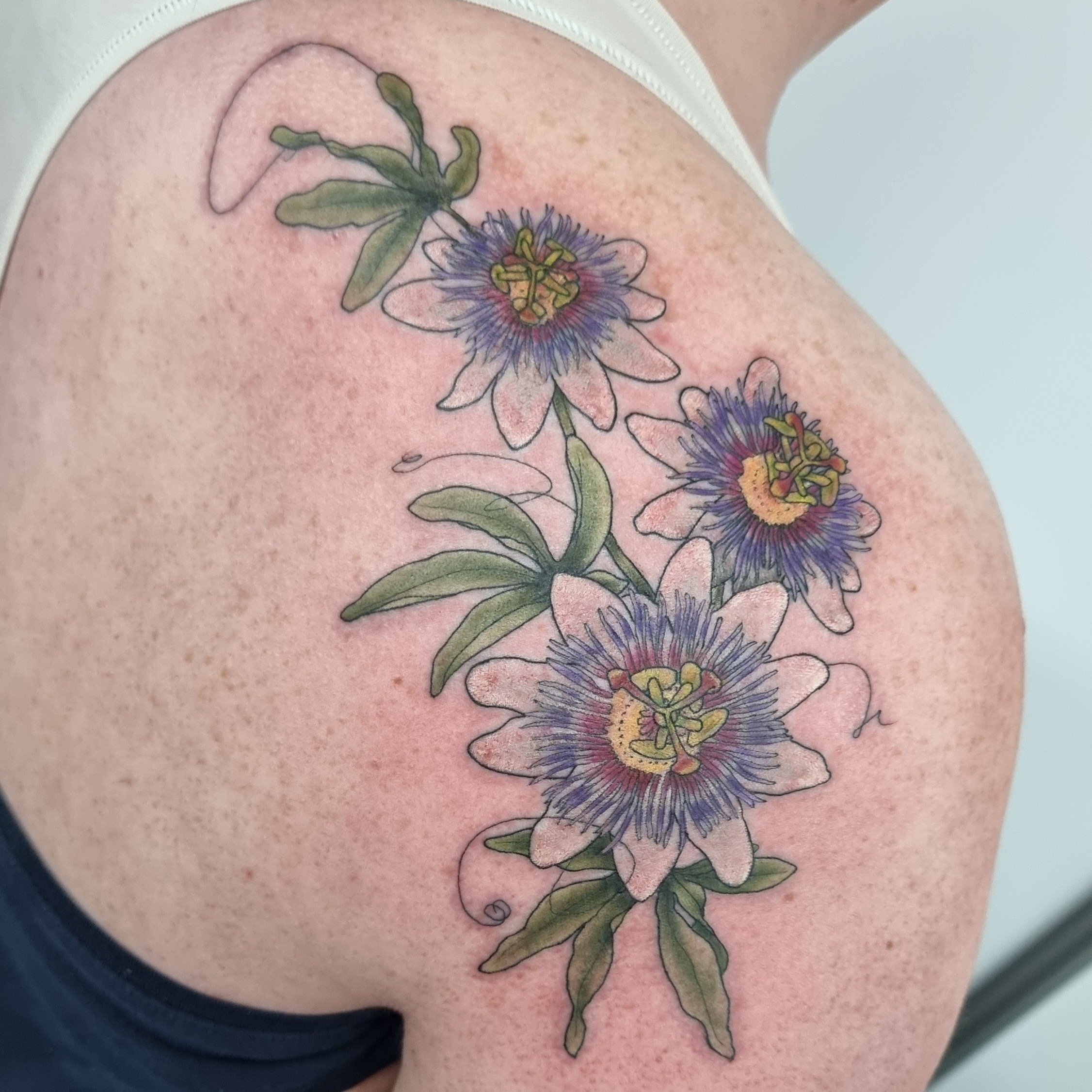 Passion Fruit Flower Tattoo Best Flower Site