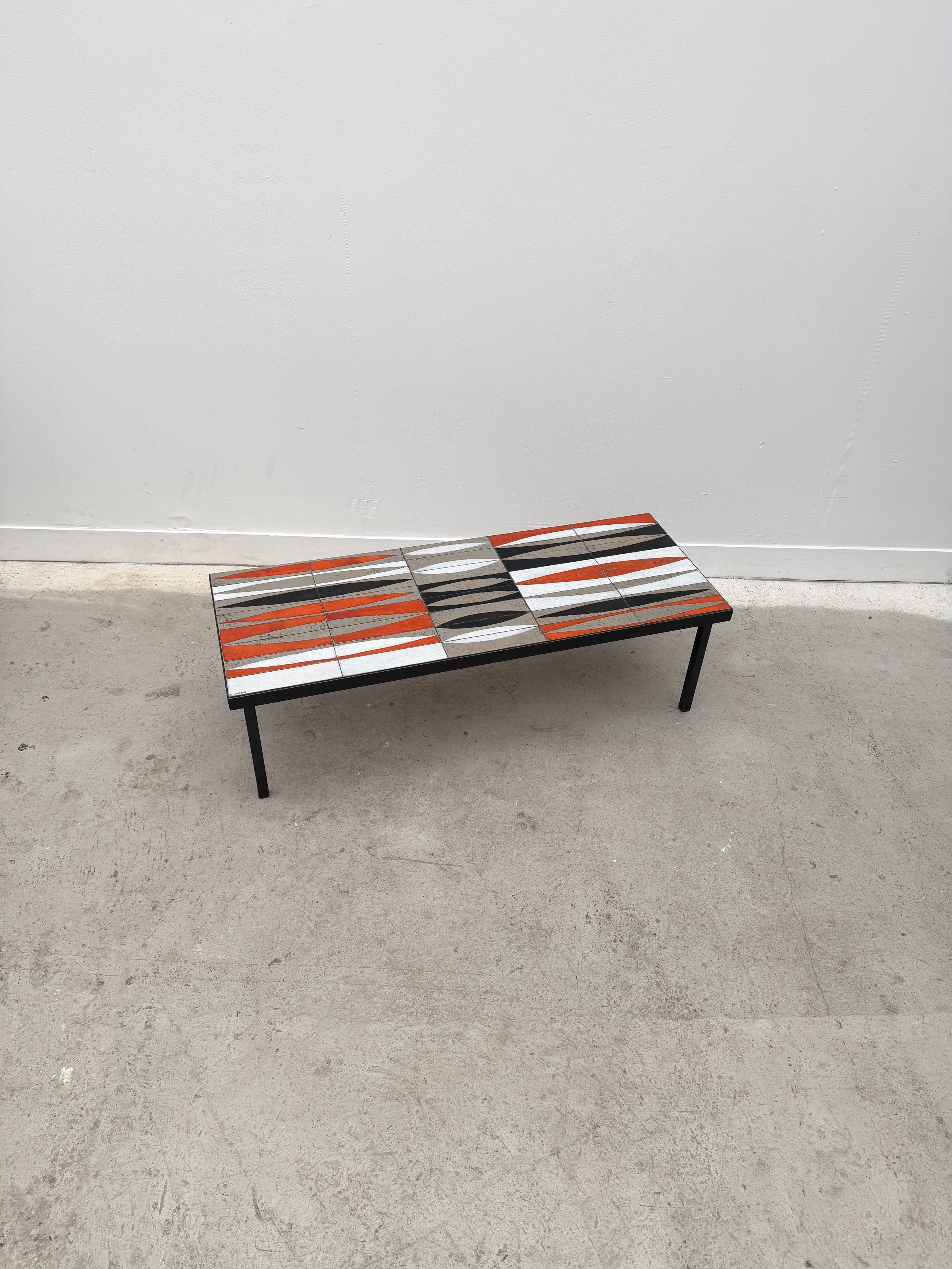 Table basse « Navette » de Roger CAPRON en céramique, 1950