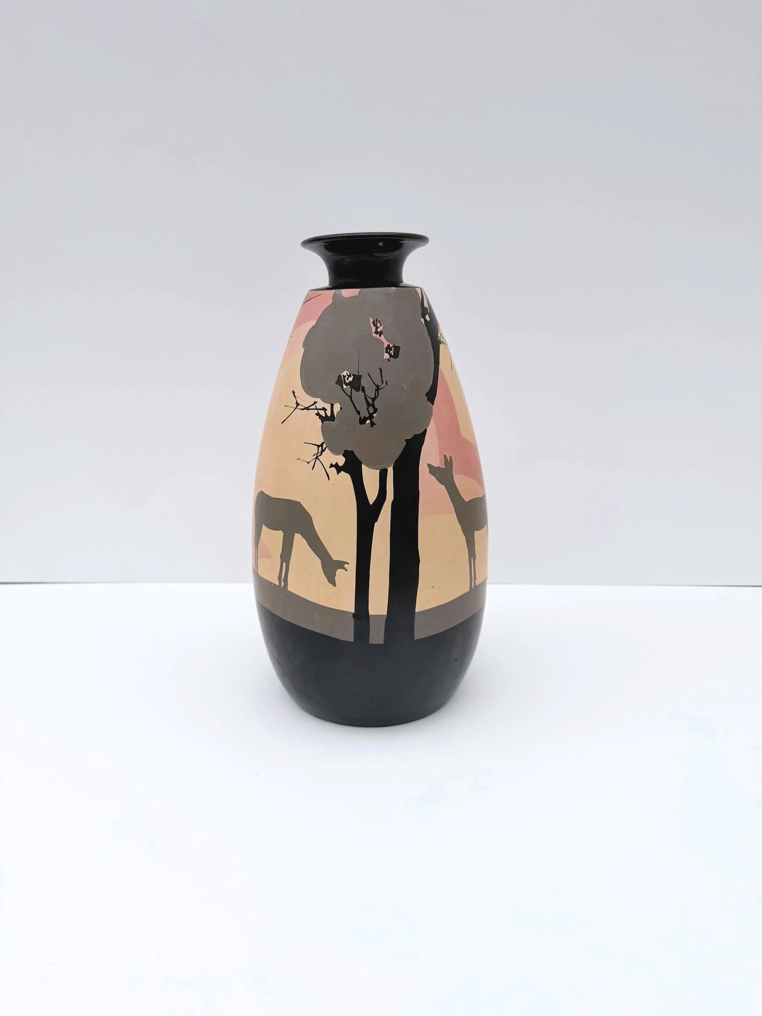 Vase de Louis GIRAUD (1896- 1985) à VALLAURIS en céramique, France 1940
