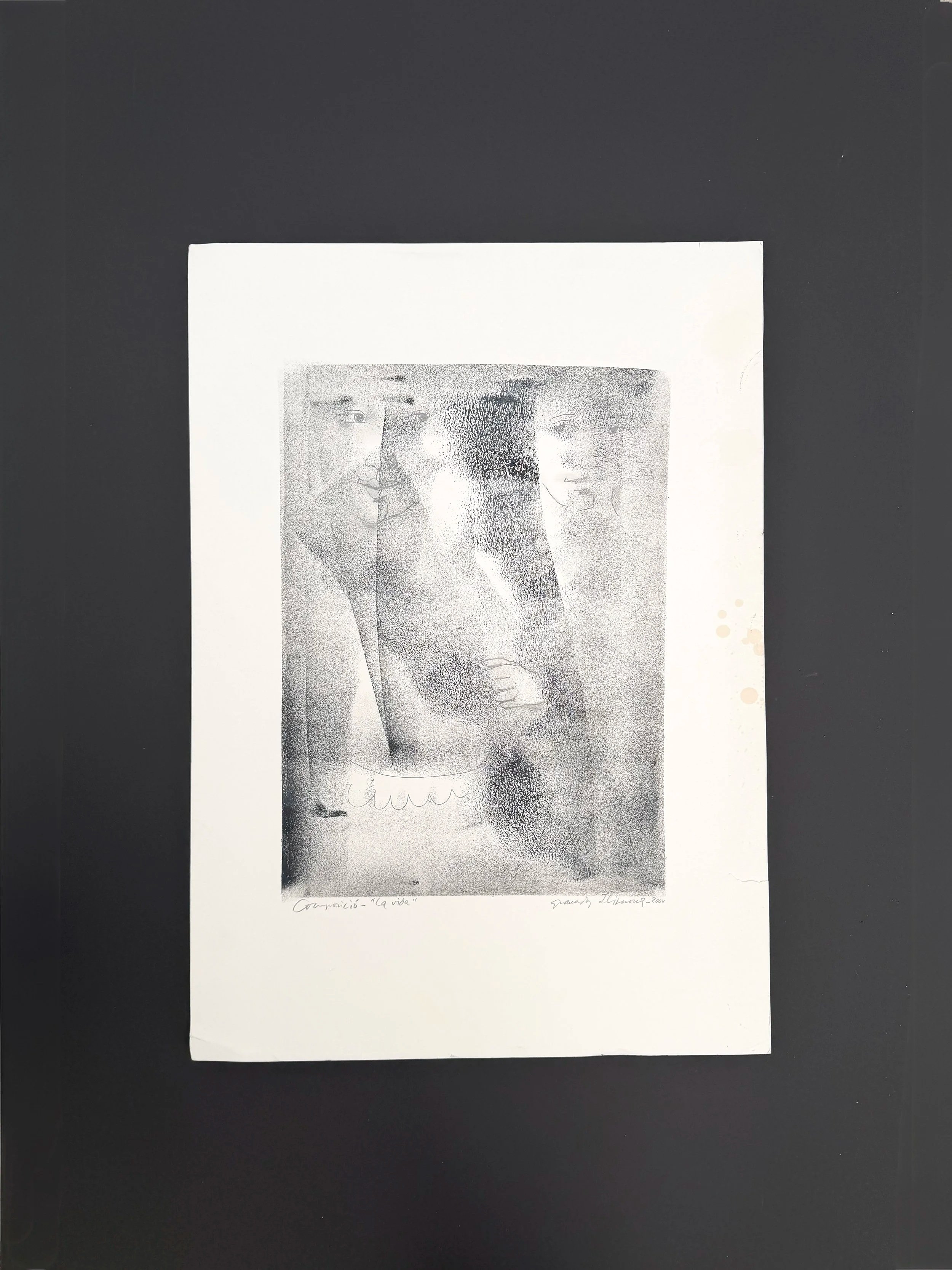 Technique mixte sur papier de Joan Granados I LLIMONA, 2000