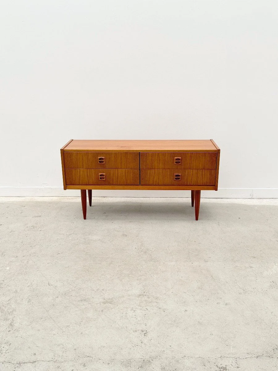 Enfilade de style Scandinave en Teck, France 1960