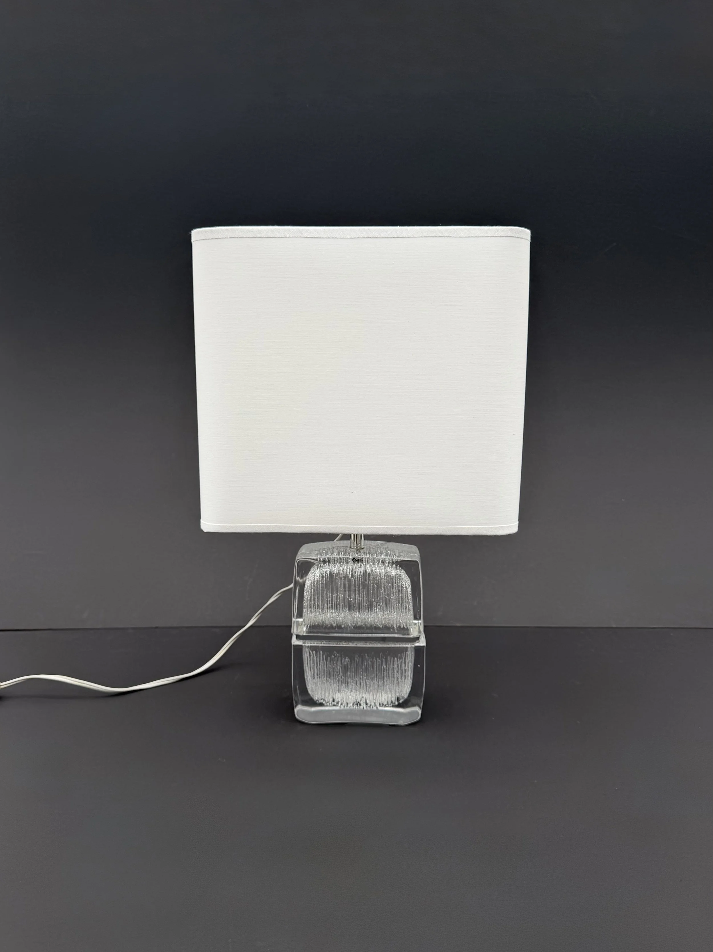 Lampe en cristal de DAUM FRANCE, France 1960