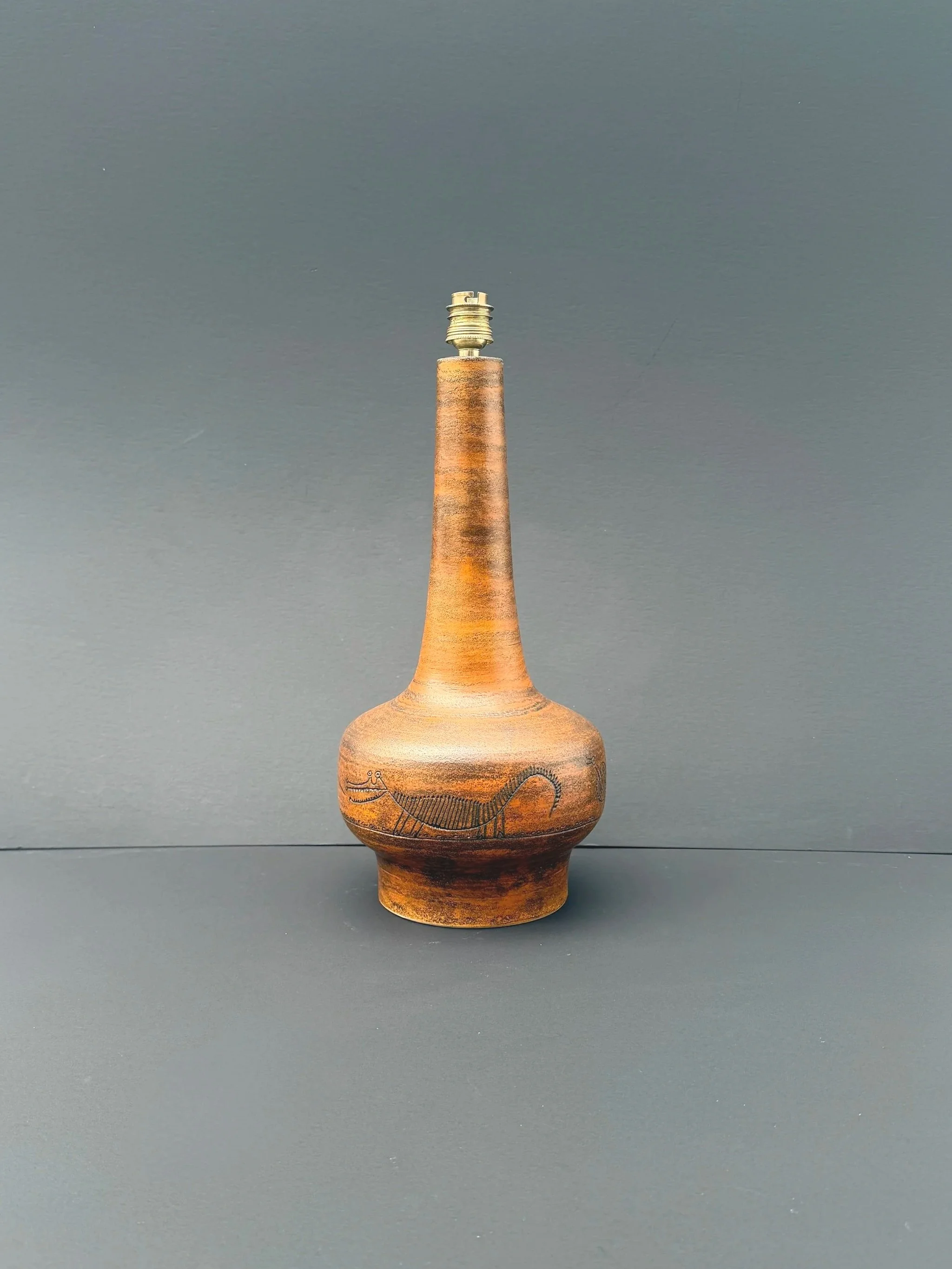 Pied de lampe de Jacques BLIN en céramique, 1960