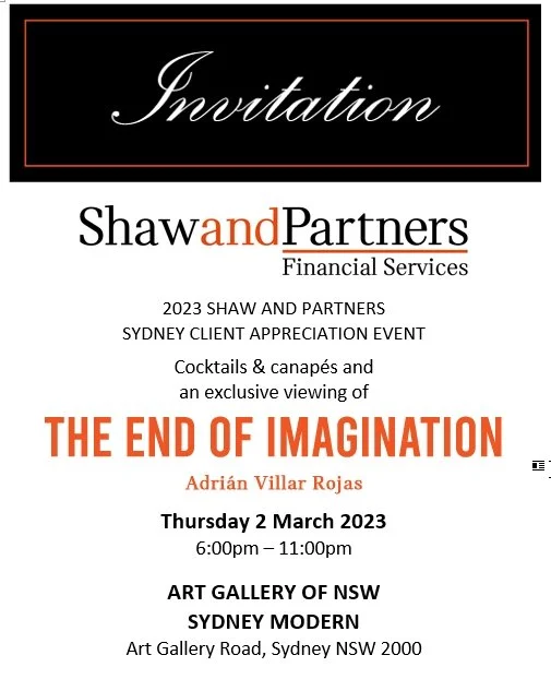 Shaw and Partners Sydney Client Appreciation Event 