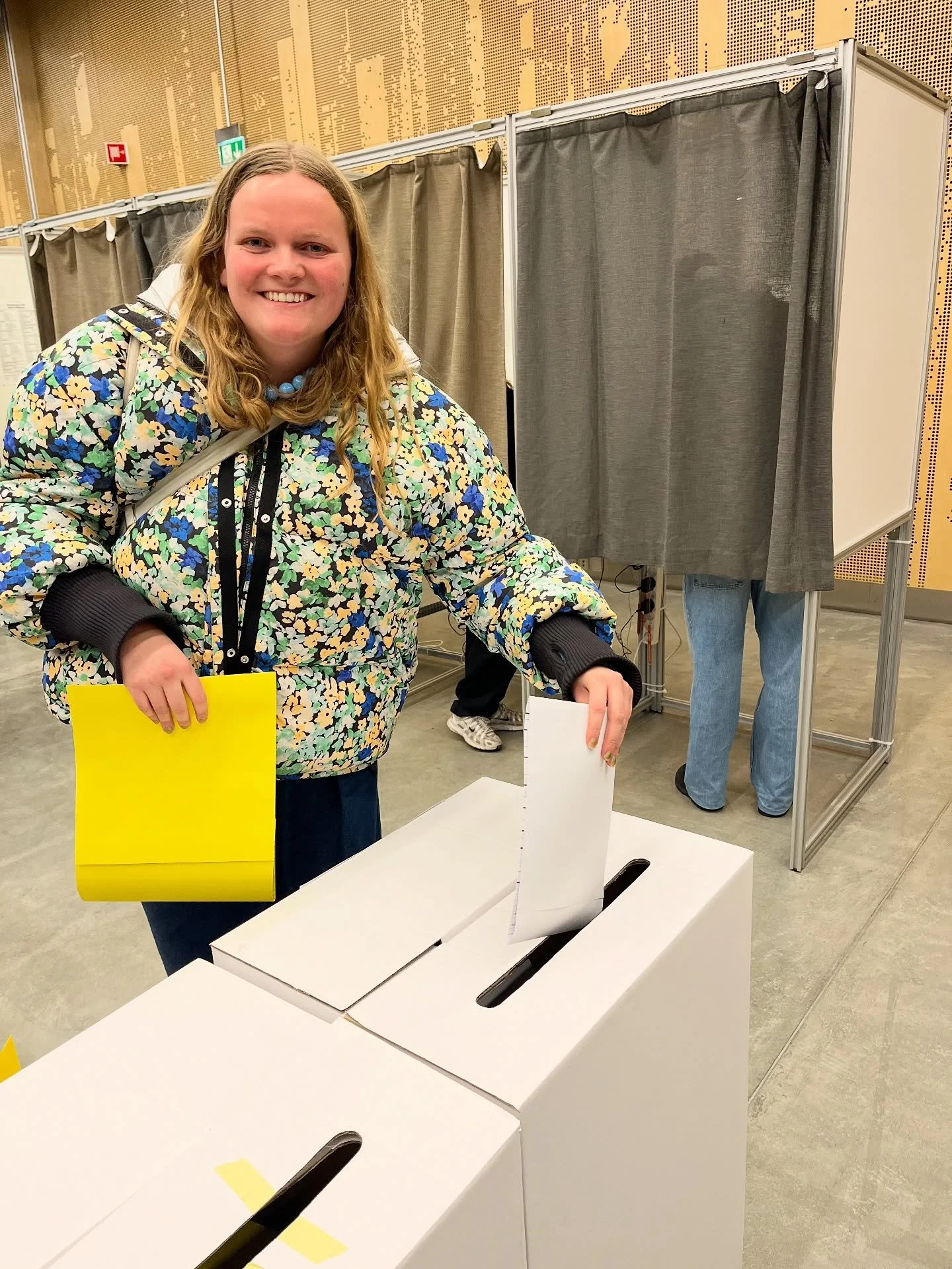 S&aring; der er stemt, nu kan jeg kun krydse fingre for, at I g&oslash;r det samme💚 stem gr&oslash;nt, stem @alternativet_