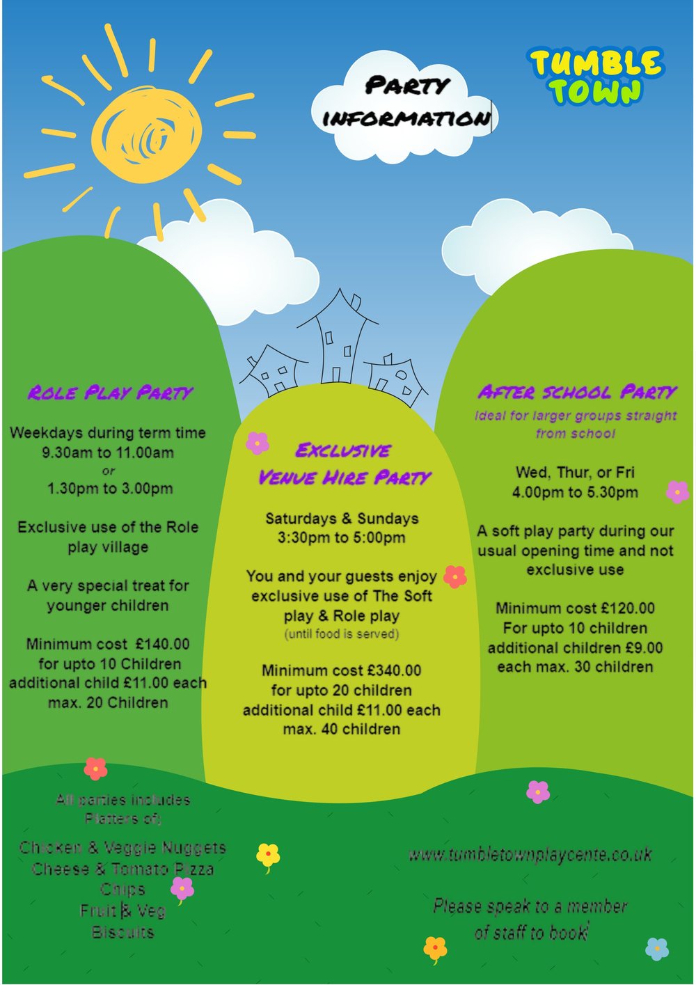 About 1 — Tumble Town Play Centre Ltd.