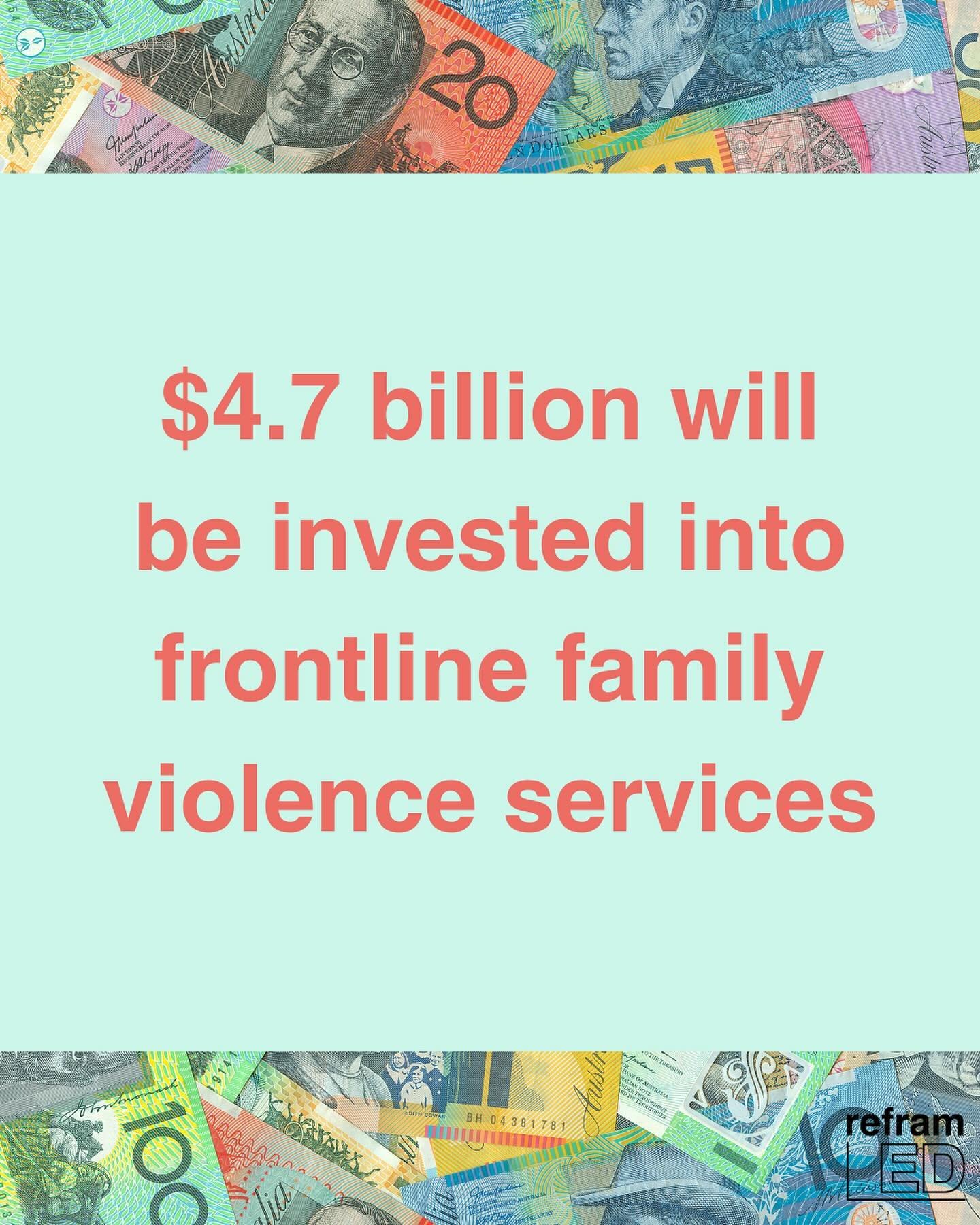 much needed 💰💰💰💰💰 for frontline services responding to DFV