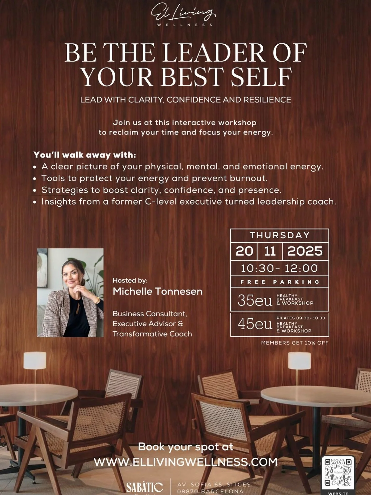 💭 Feeling drained instead of driven?

Most leaders focus on managing their time. But the real key to sustainable success is learning to manage your energy, so you can lead yourself and others at your best.

That&rsquo;s exactly what we&rsquo;ll expl