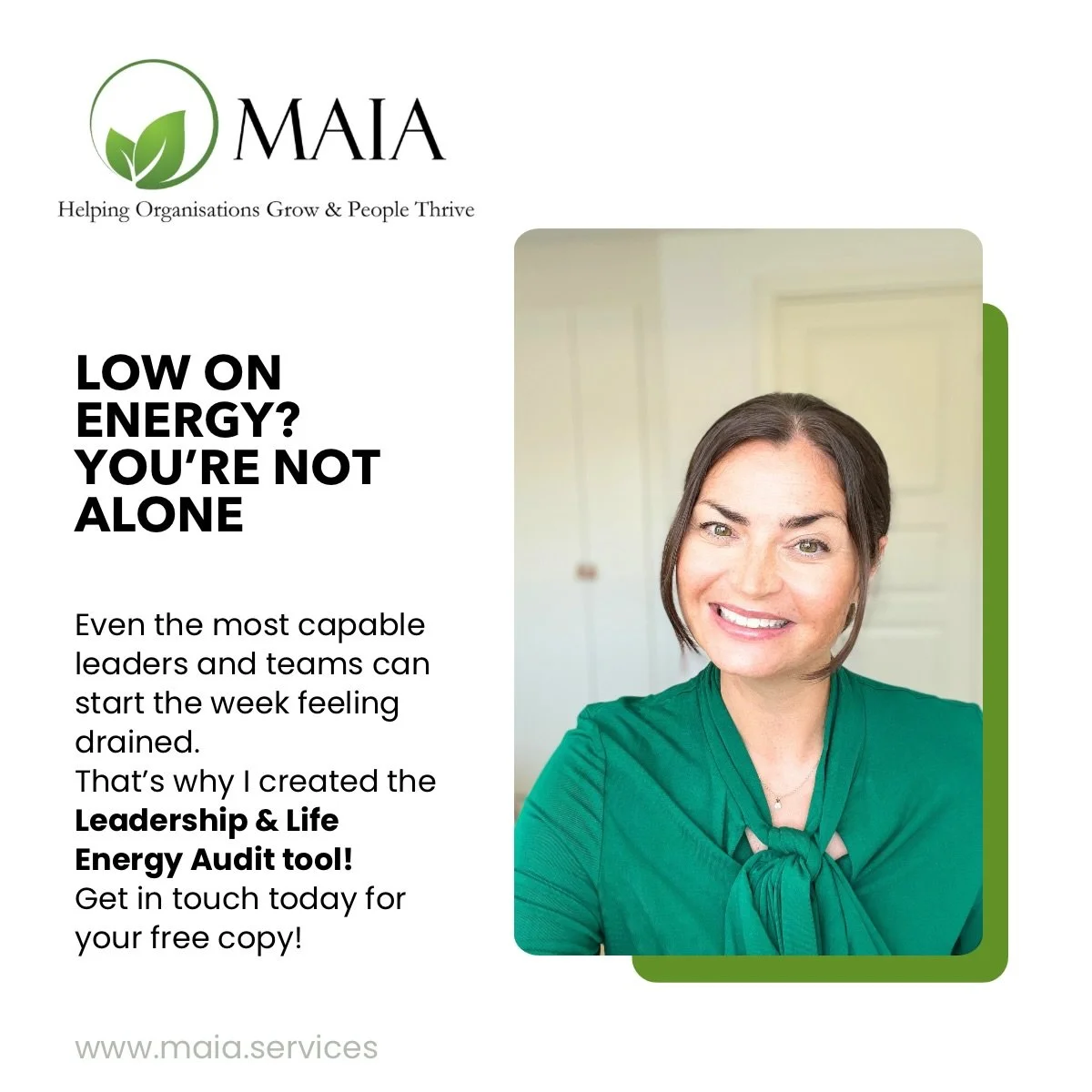 Low on energy this Monday? You&rsquo;re not the only one.

Even the most capable leaders and teams can start the week feeling drained, unfocused, or already behind.
 But you don&rsquo;t have to push through on empty.
Your energy shapes how you think,