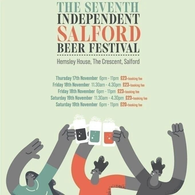 Just three sessions left.

Limited tickets.

A simply magnificent, quirky, yet balanced beer list.

If you've been before, you know.

There is some liquid joy coming next month to Hemsley House.

Dare you miss out?

#ISBF7 #DontMissOut #DrinkGoodToDo